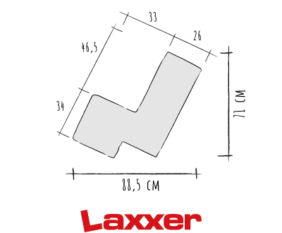 LAXXER Maßbild