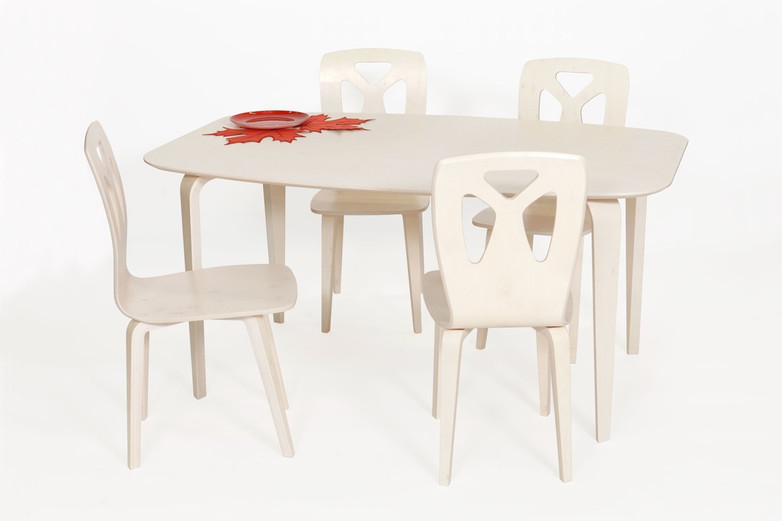 KARJALA Stuhl und Tisch Set