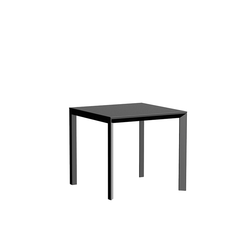 FRAME aluminium table 80x80x74 cm