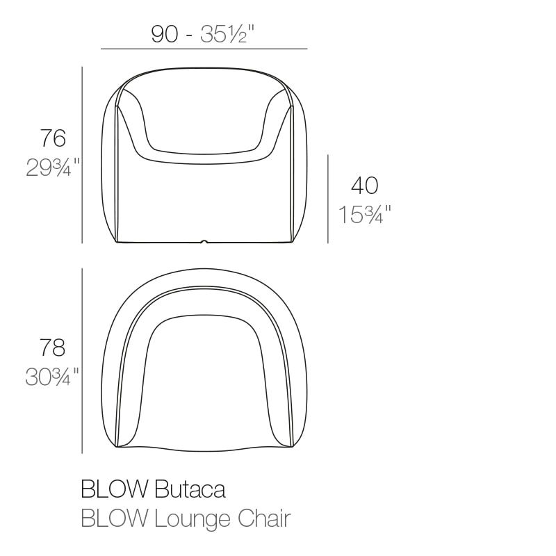 BLOW LOUNGE CHAIR