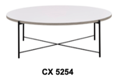 CUBIX CX 5254 COUCHTISCH, ø 73 cm, H 34 cm