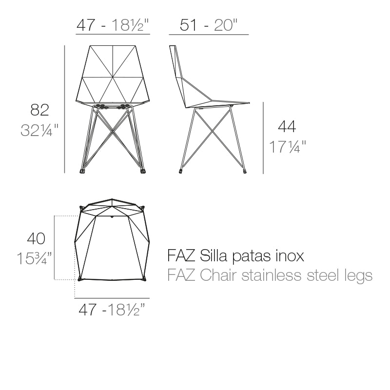 FAZ Chair Steel Base