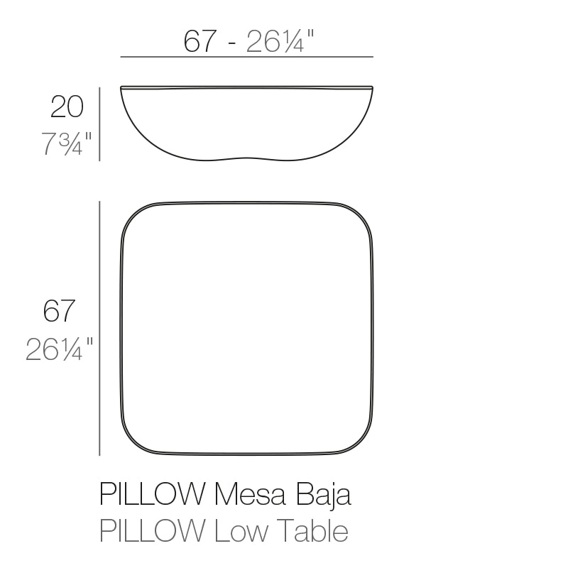 PILLOW COFFEE TABLE