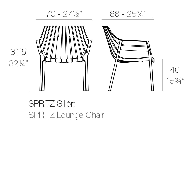 SPRITZ Lounge chair