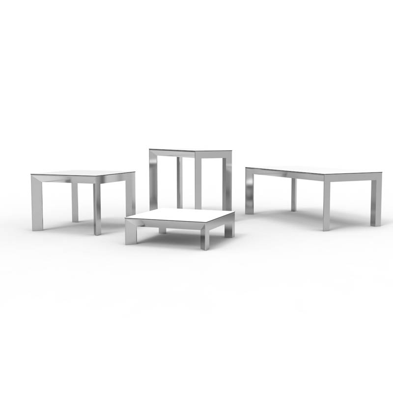 Frame Tisch, Table, Aluminium