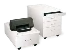 Drucker- und Bürocontainer, Tiefe 785 mm