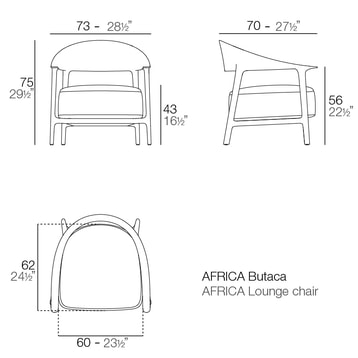 AFRICA Lounge Sessel 