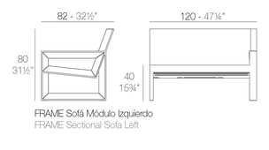 FRAME modul Sofa links
