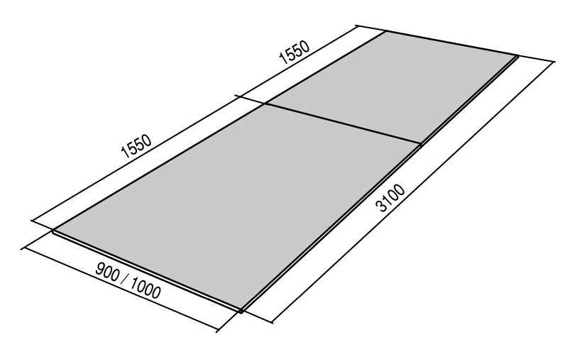 Tischplatte CONNECT Typ CO 5610.15501000