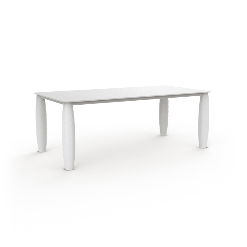 VASES TABLE, 100x100x73 cm; 210x100x73 cm