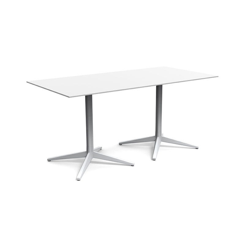 FAZ 4-legged double table base H 73 cm, 138x59 cm