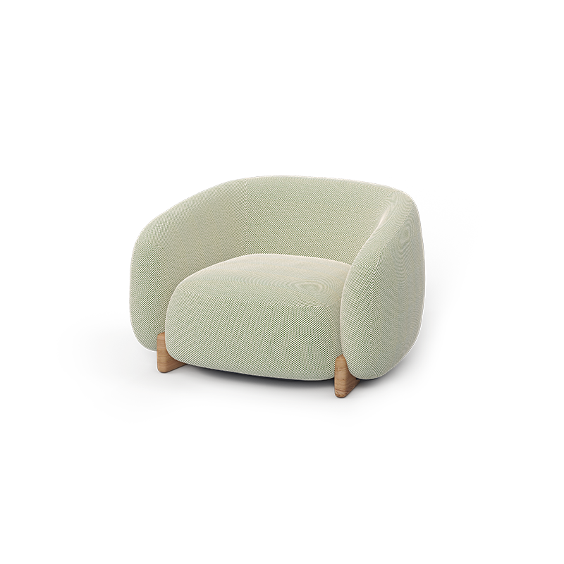 MILOS Lounge Sessel mit Polsterung, Ref. 70026